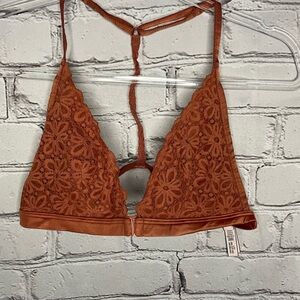 Victoria's Secret Rust Lace Bralette
